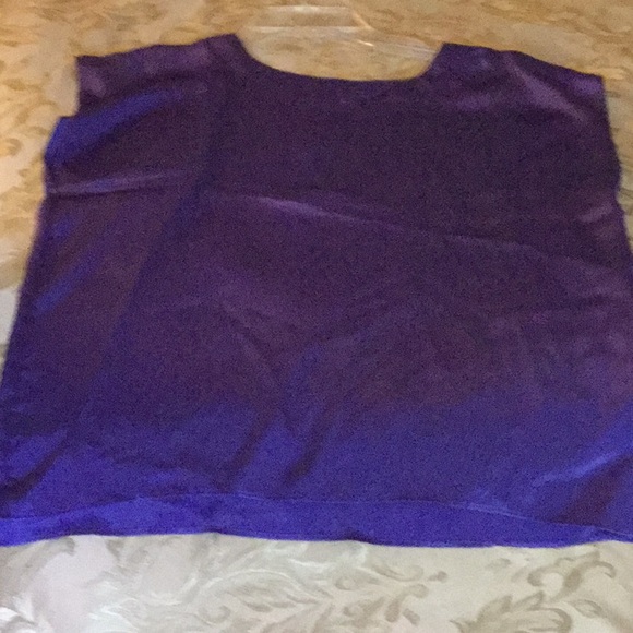 - Gitano Sz S Purple Sleeveless Blouse 100%Polyester - Picture 3 of 7